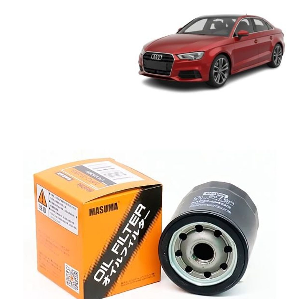 GENERICO - Filtro de Aceite Masuma Para  Audi A3 MFC-1122