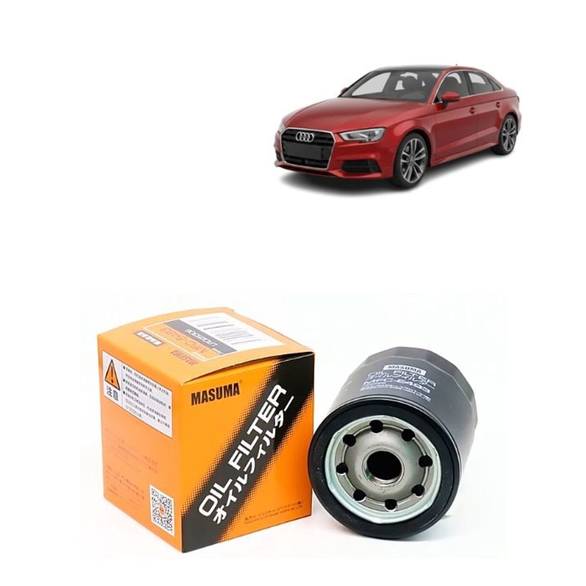 GENERICO - Filtro de Aceite Masuma Para  Audi A3 MFC-1122