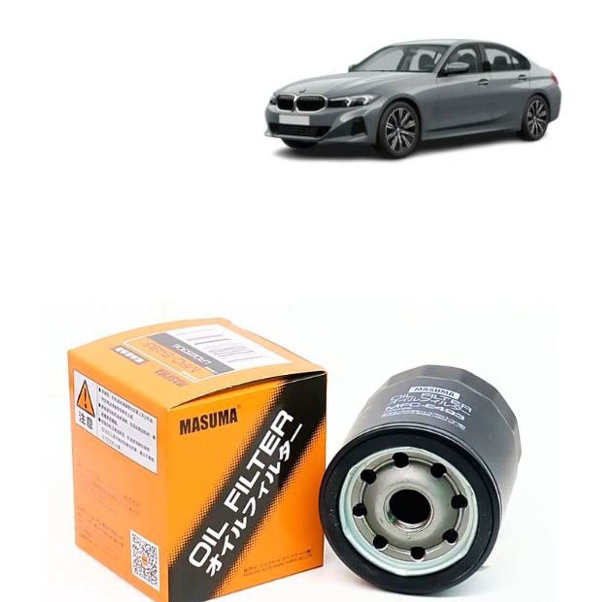 GENERICO - Filtro de Aceite Masuma Para  BMW Serie 3 MFC-1122