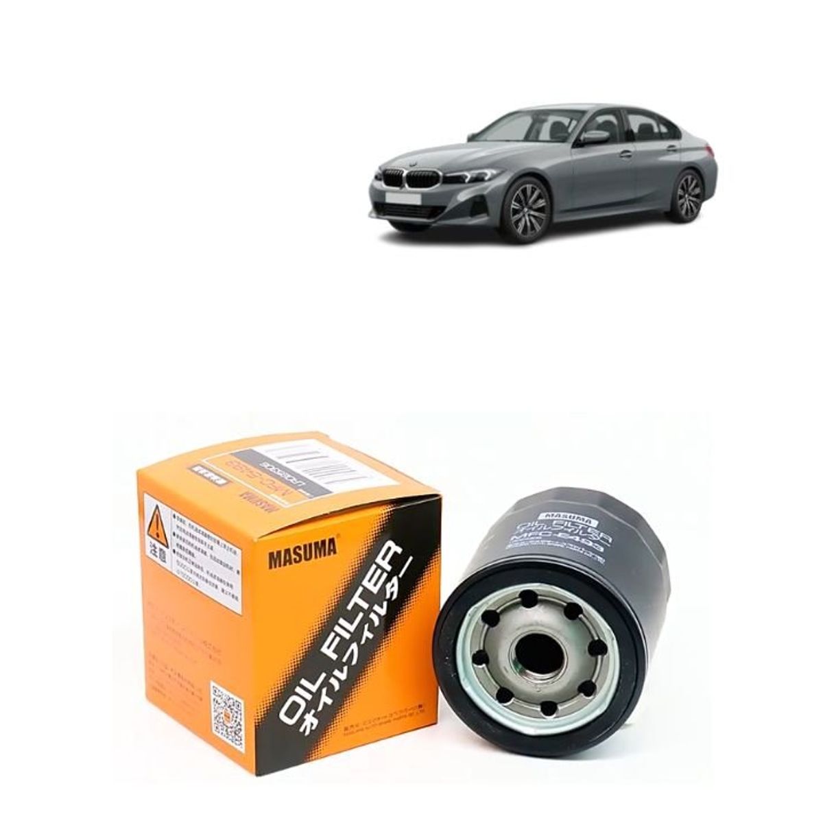 GENERICO - Filtro de Aceite Masuma Para  BMW Serie 3 MFC-1122