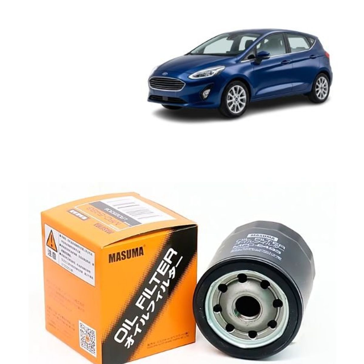 GENERICO - Filtro de Aceite Masuma Para  Ford Fiesta MFC-1122