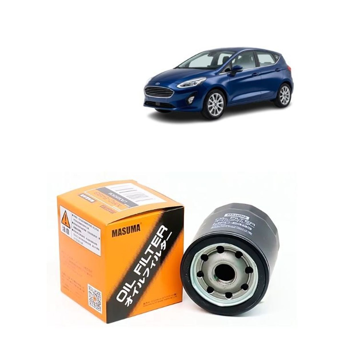 GENERICO - Filtro de Aceite Masuma Para  Ford Fiesta MFC-1122