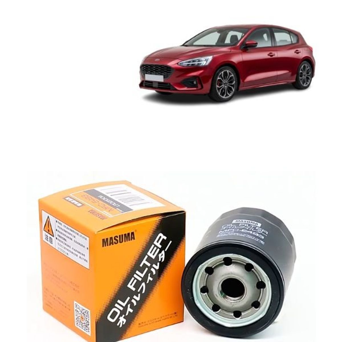 GENERICO - Filtro de Aceite Masuma Para  Ford Focus MFC-1122