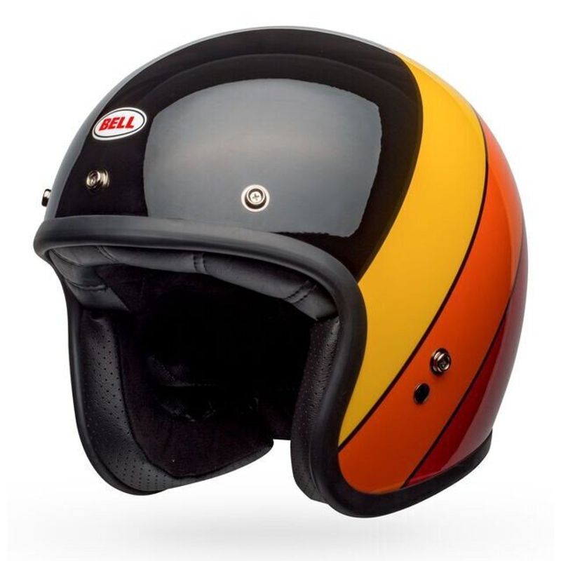 BELL - Casco Bell Custom 500 Riff Gloss Black Yellow Org