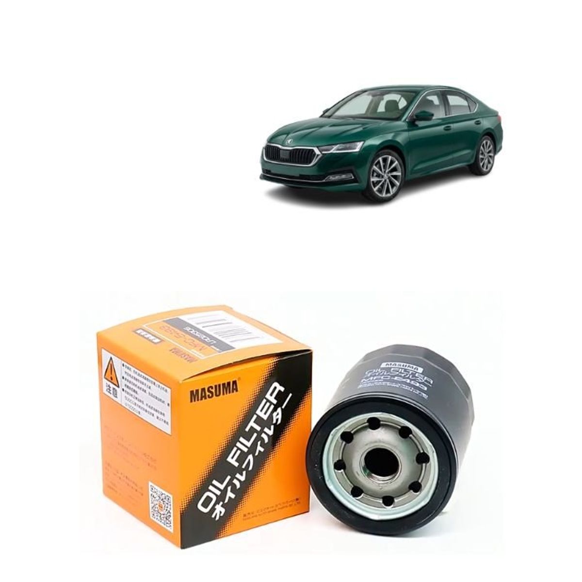 GENERICO - Filtro de Aceite Masuma Para  Skoda Octavia MFC-1122
