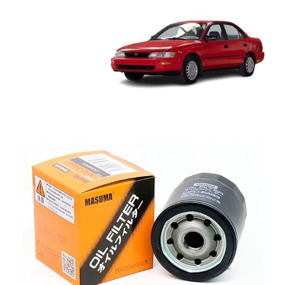 GENERICO - Filtro de Aceite Masuma Para  Toyota Corolla MFC-1122
