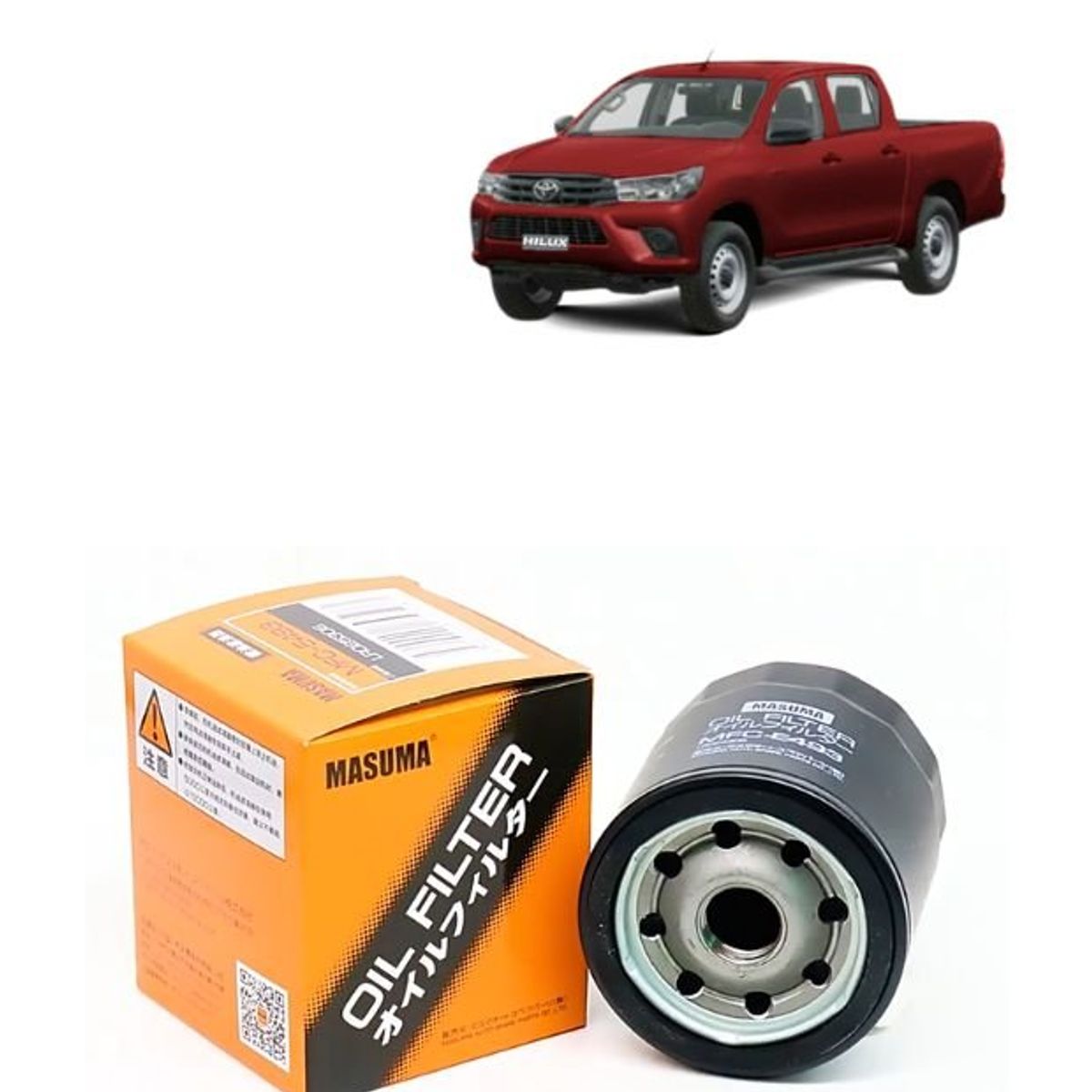 GENERICO - Filtro de Aceite Masuma Para  Toyota Hilux MFC-1122