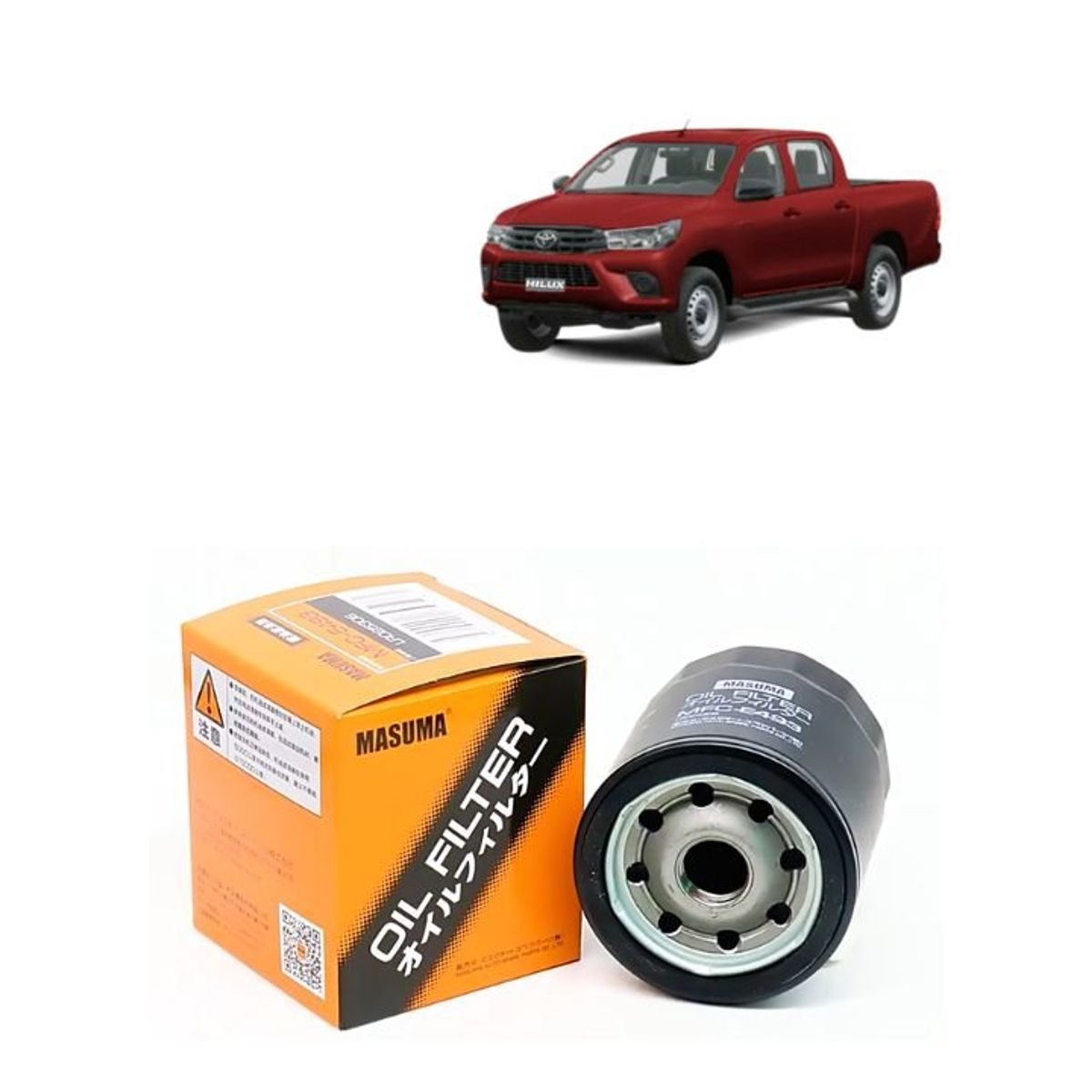 GENERICO - Filtro de Aceite Masuma Para  Toyota Hilux MFC-1122