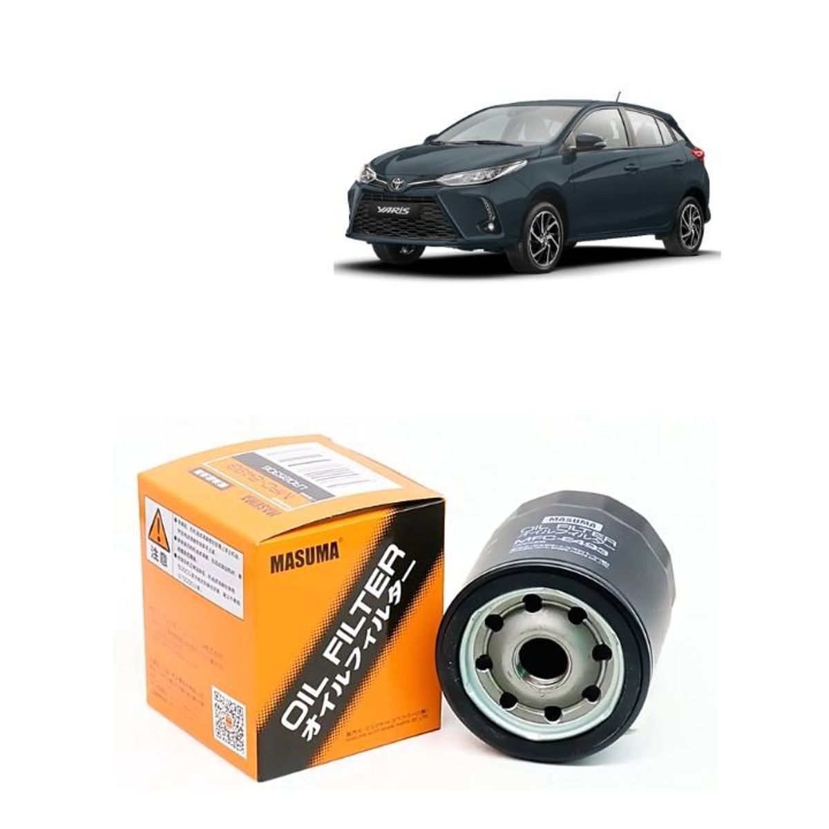 GENERICO - Filtro de Aceite Masuma Para  Toyota Yaris MFC-1122