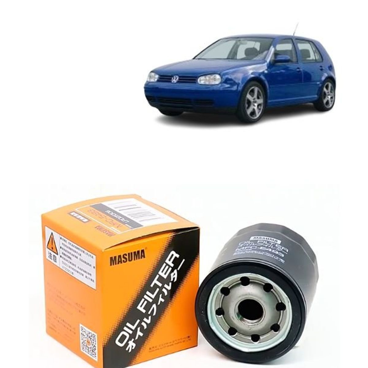 GENERICO - Filtro de Aceite Masuma Para  Volkswagen Golf MFC-1122