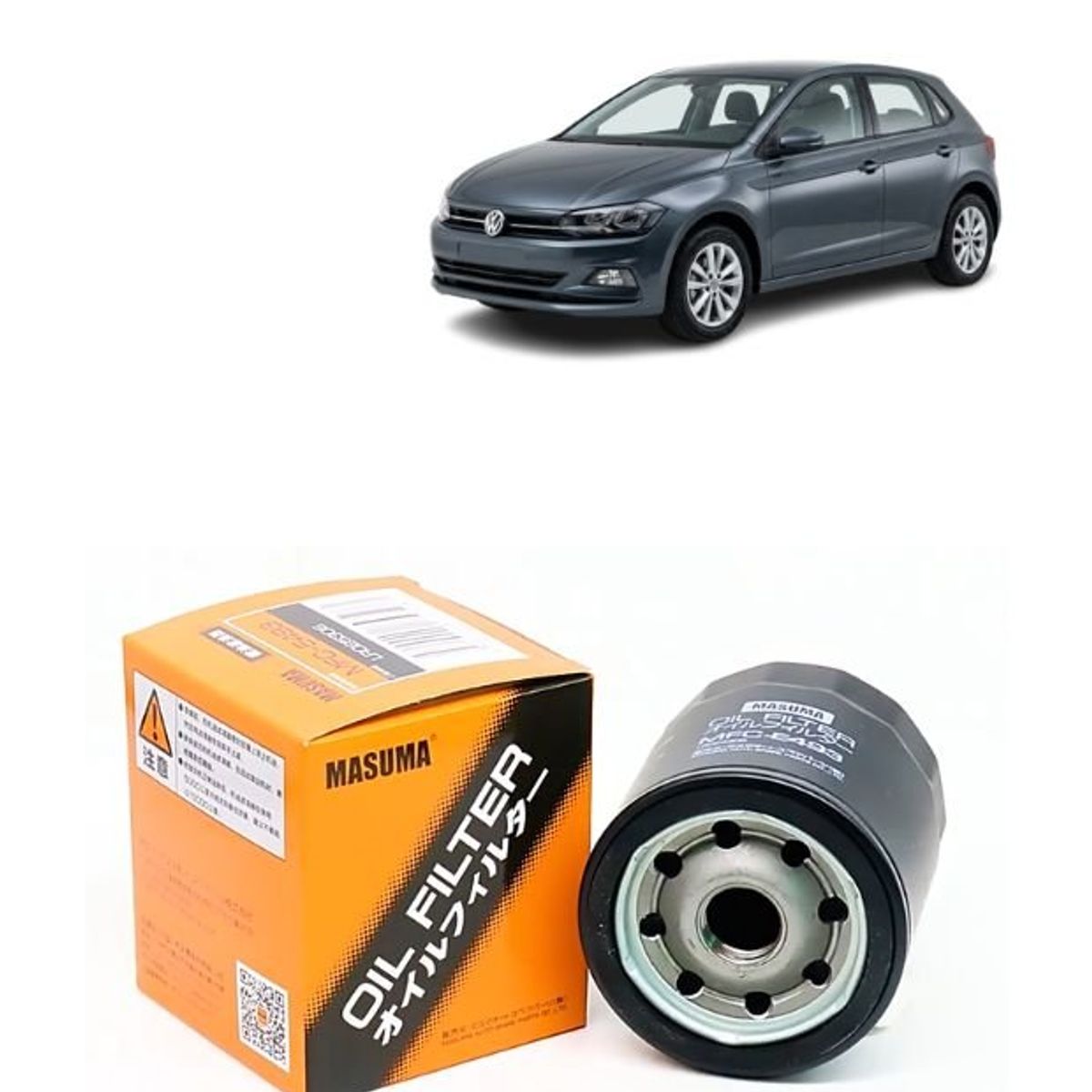GENERICO - Filtro de Aceite Masuma Para  Volkswagen Polo MFC-1122