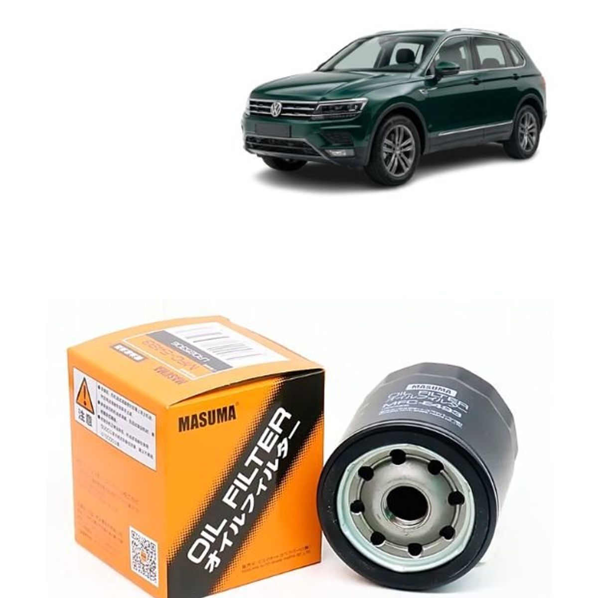 GENERICO - Filtro de Aceite Masuma Para  Volkswagen Tiguan MFC-1122