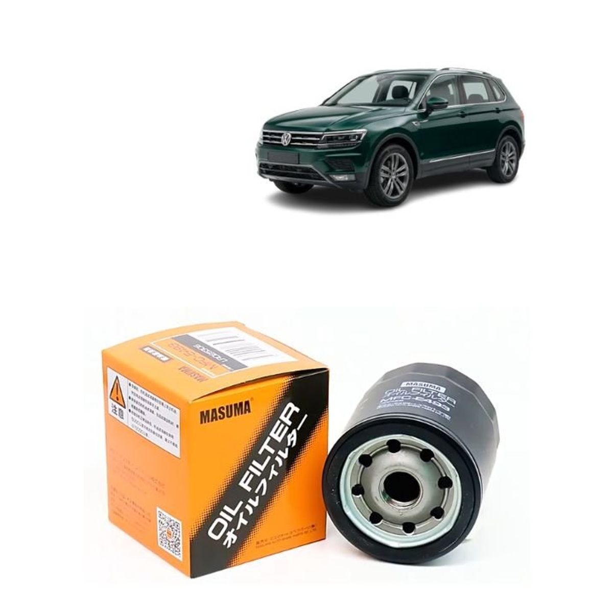 GENERICO - Filtro de Aceite Masuma Para  Volkswagen Tiguan MFC-1122