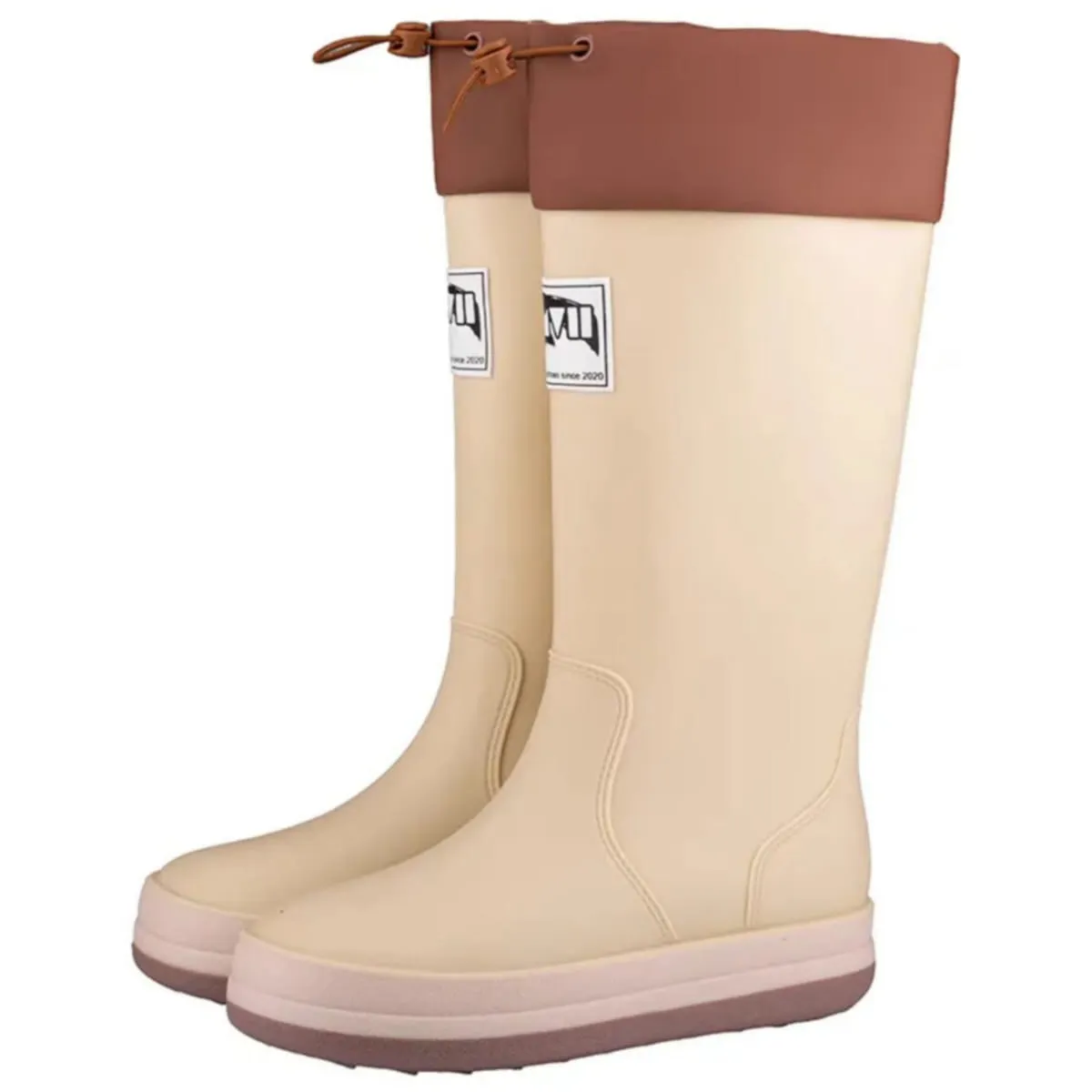 OMAS - Botas De Lluvia Mujer  Botas A la Rodilla