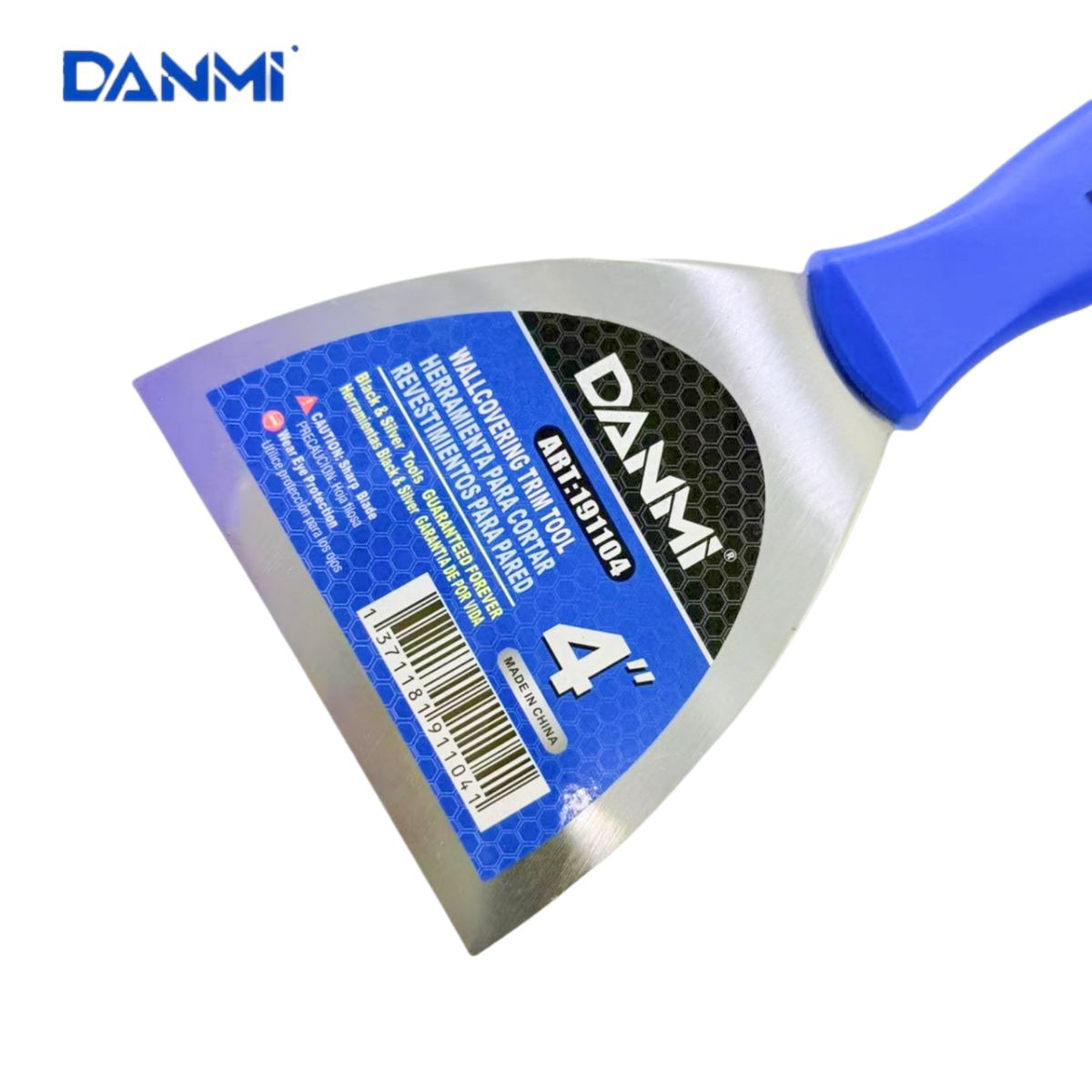 DANMI - Paleta Raspadora De Masilla De Acero Inoxidable De 4 Pulgada