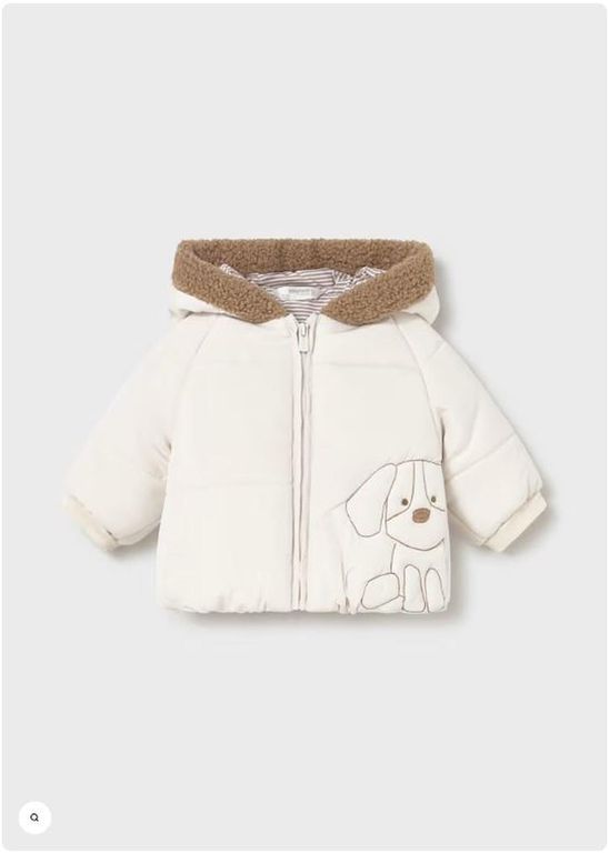 Chaqueton reversible Blanco 6-9 MESES