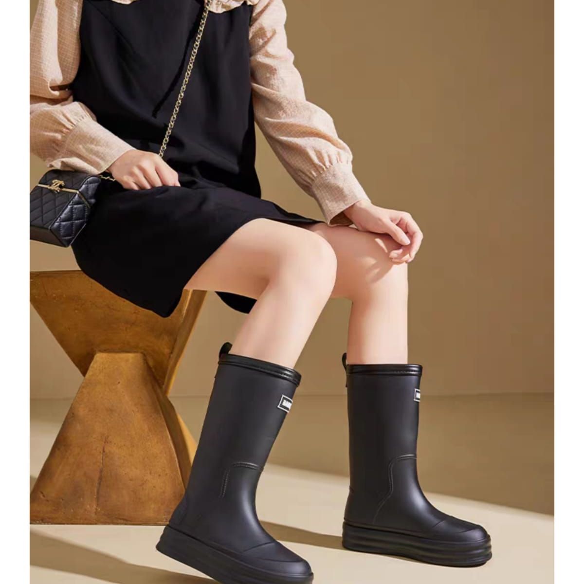 OMAS - Bota de Lluvia con Forro Térmico Botas Para La Lluvia