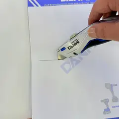 DANMI - Cuchillo De Corte Plegable De Metal De Acero Inoxidable