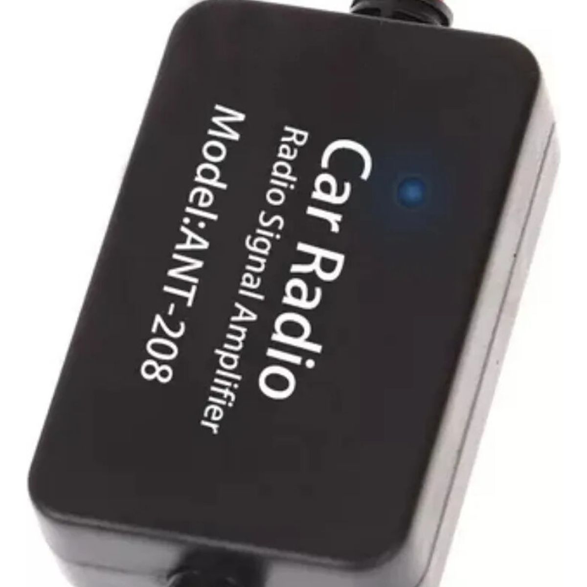 GENERICO - Amplificador De Señal Fm Radio De Auto Universal 12v Ant-208 Negro