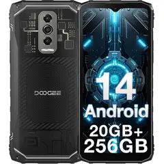 DOOGEE - Blade10 Ultra Celular 20GB+256GB 50MP Android 14 Smartphone
