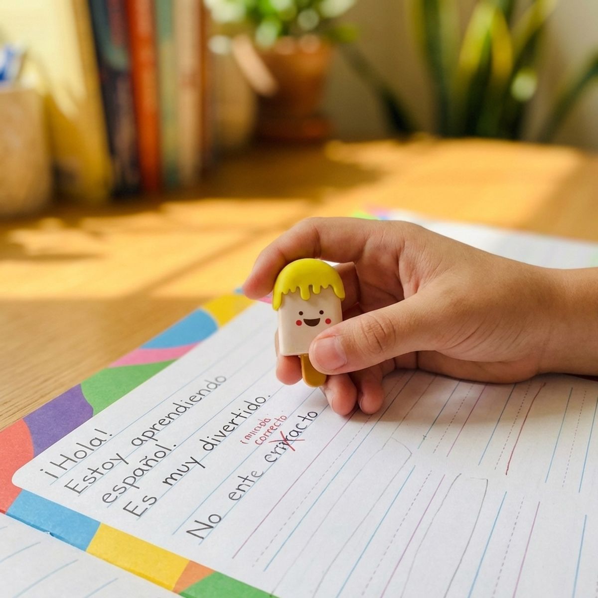 GENERICO - Goma de Borrar Helado Coleccionable - 12 paquetes por caja