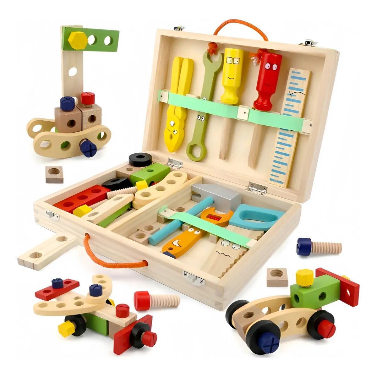 VIDA BUENAS - Caja Herramientas Madera Montessori Niños Vida Buenas 2047