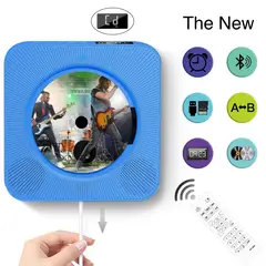 PUREPOWER - Reproductor de CD portátil con Bluetooth para montar en la pared
