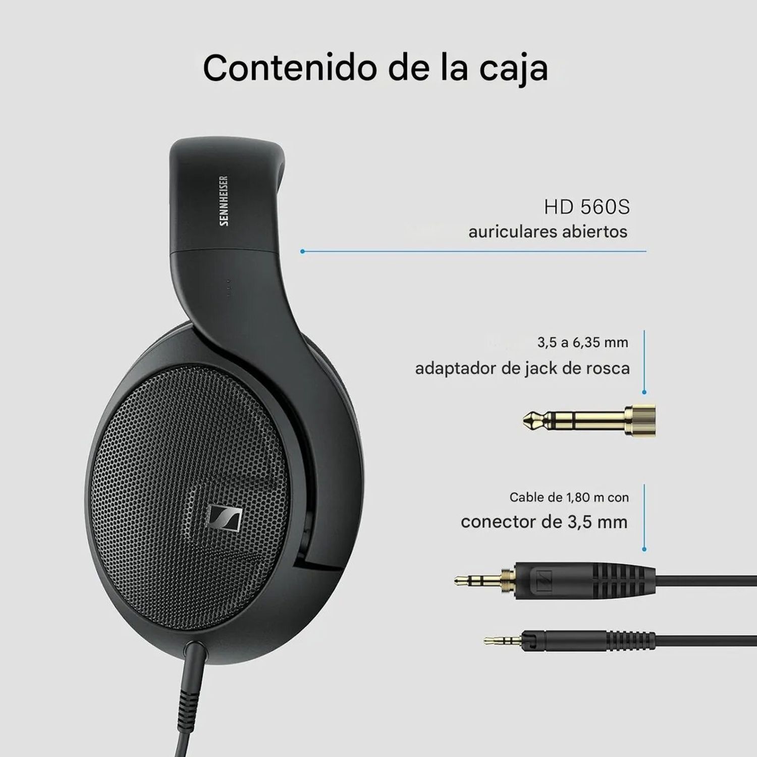 SENNHEISER Audífonos Sennheiser HD 560S Indiófilos Over-Ear