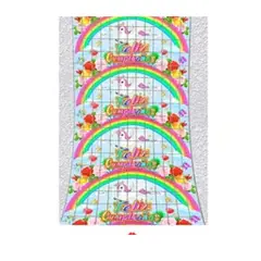 GENERICO - Cortina de arcoiris y unicornio feliz cumpleaños 100x200cm