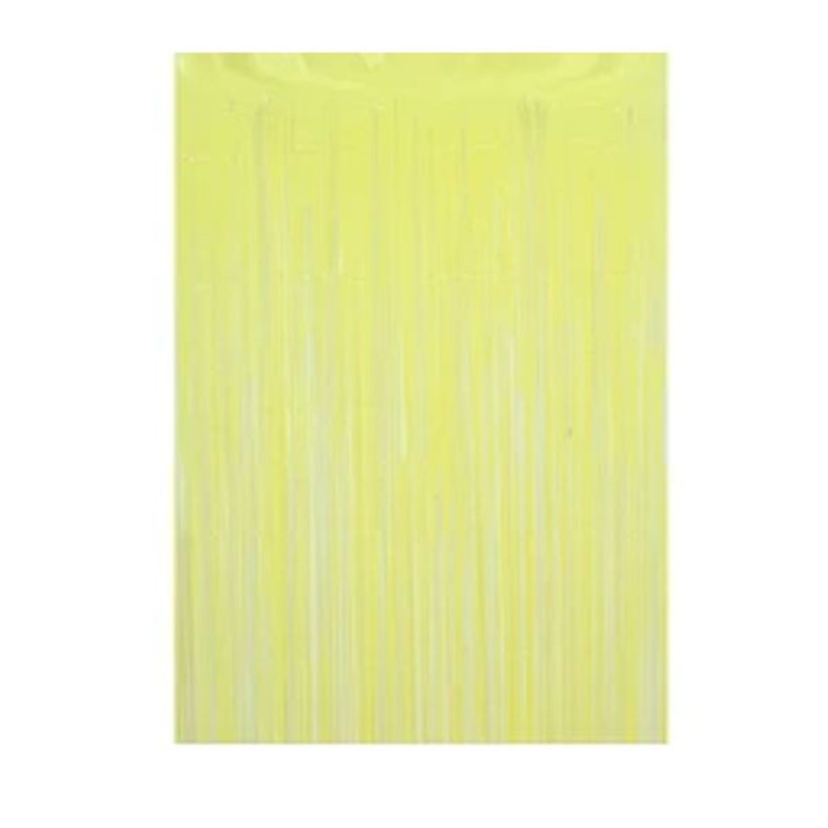 GENERICO - Cortina cotillon amarilla 100x200cm