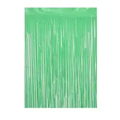 GENERICO - Cortina de cotillon verde 100x200cm