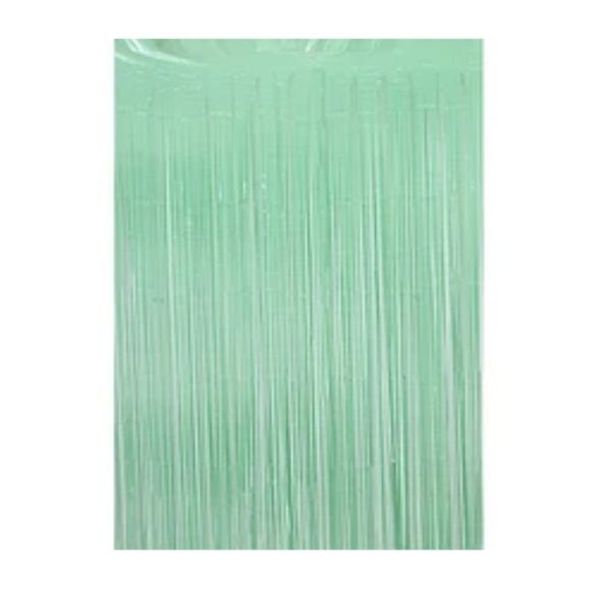 GENERICO - Cortina de cotillon verde menta 100x200cm