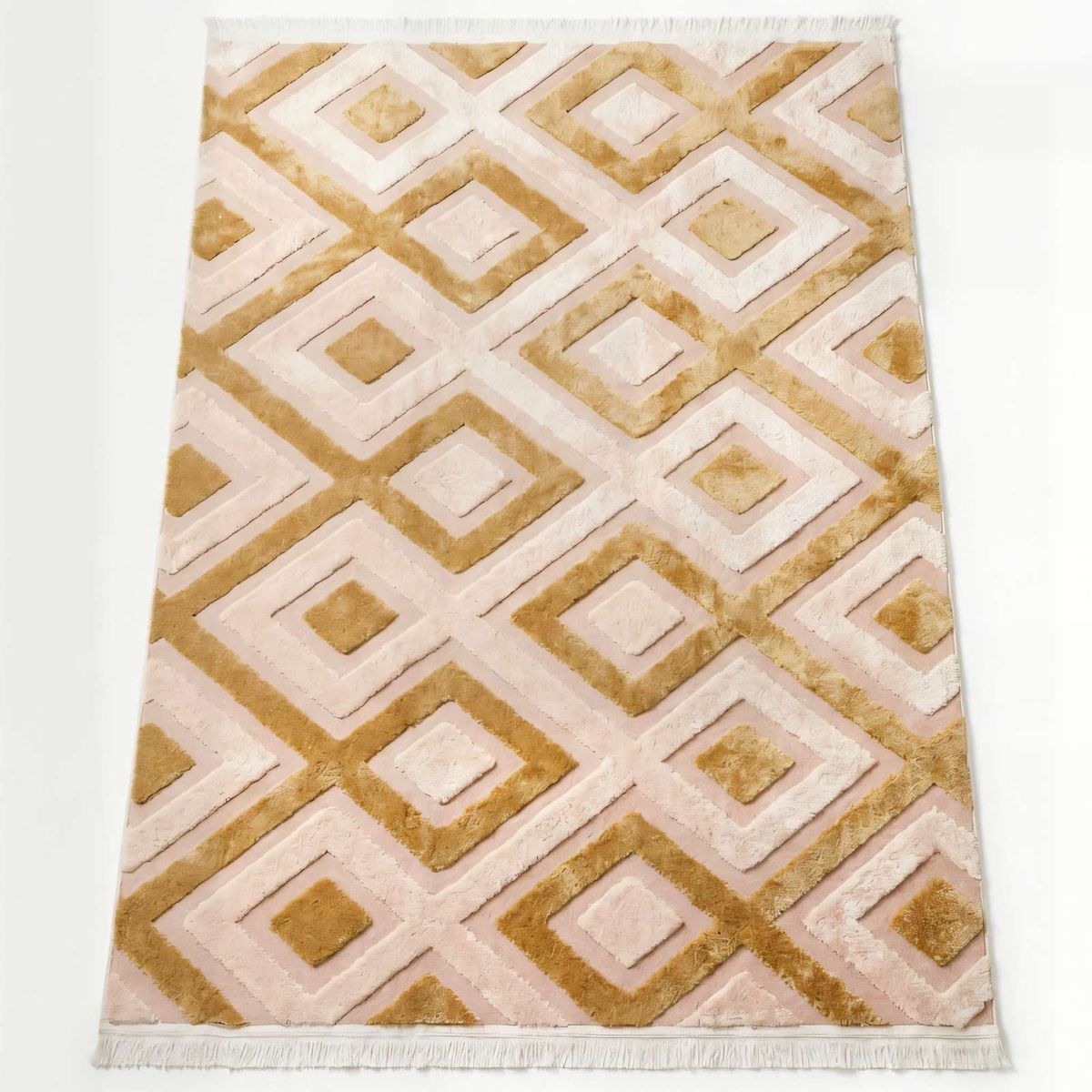 GENERICO - ALFOMBRA 150 X 200 JACQUARD DECORATIVA BICOLOR 4