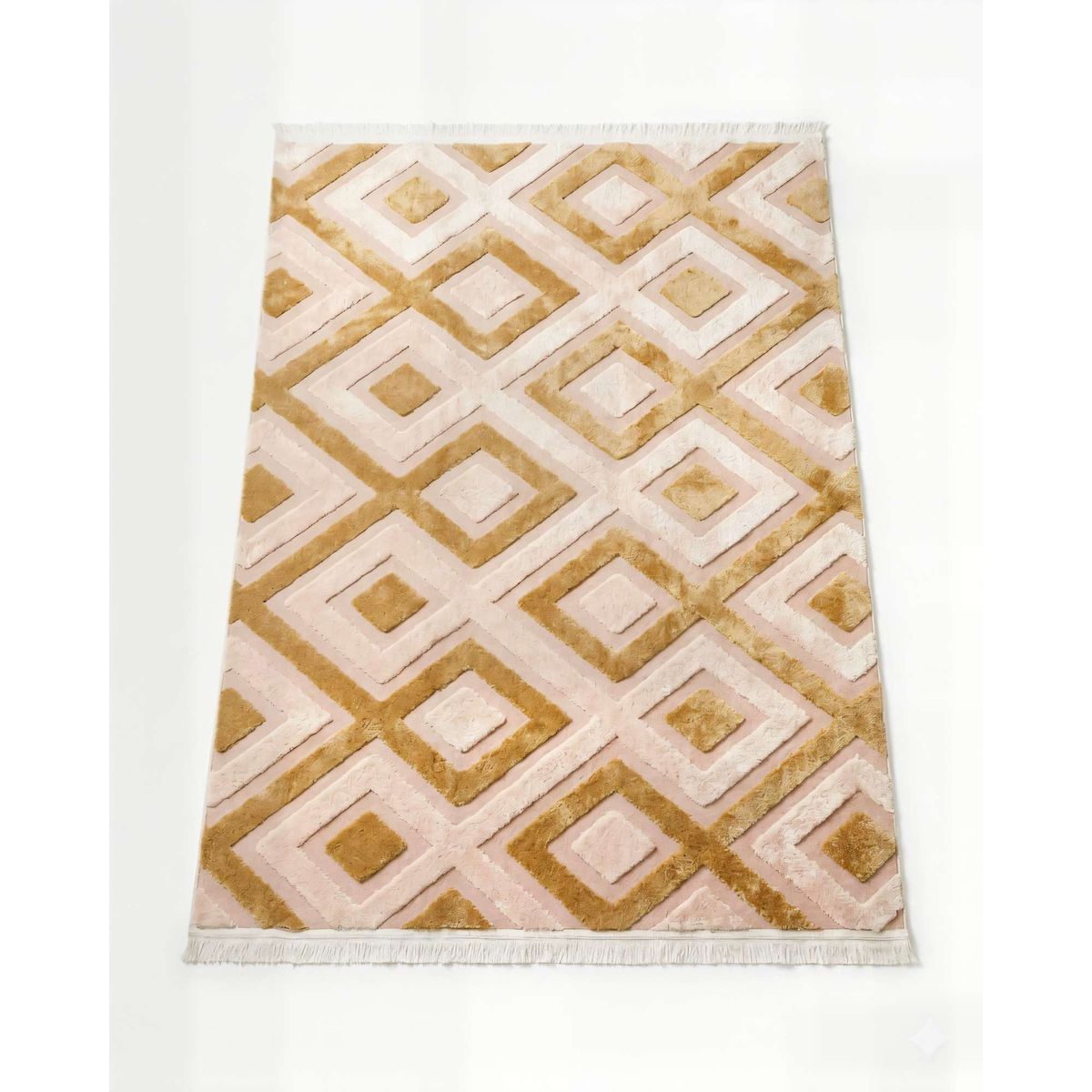 GENERICO - ALFOMBRA 150 X 200 JACQUARD DECORATIVA BICOLOR 4