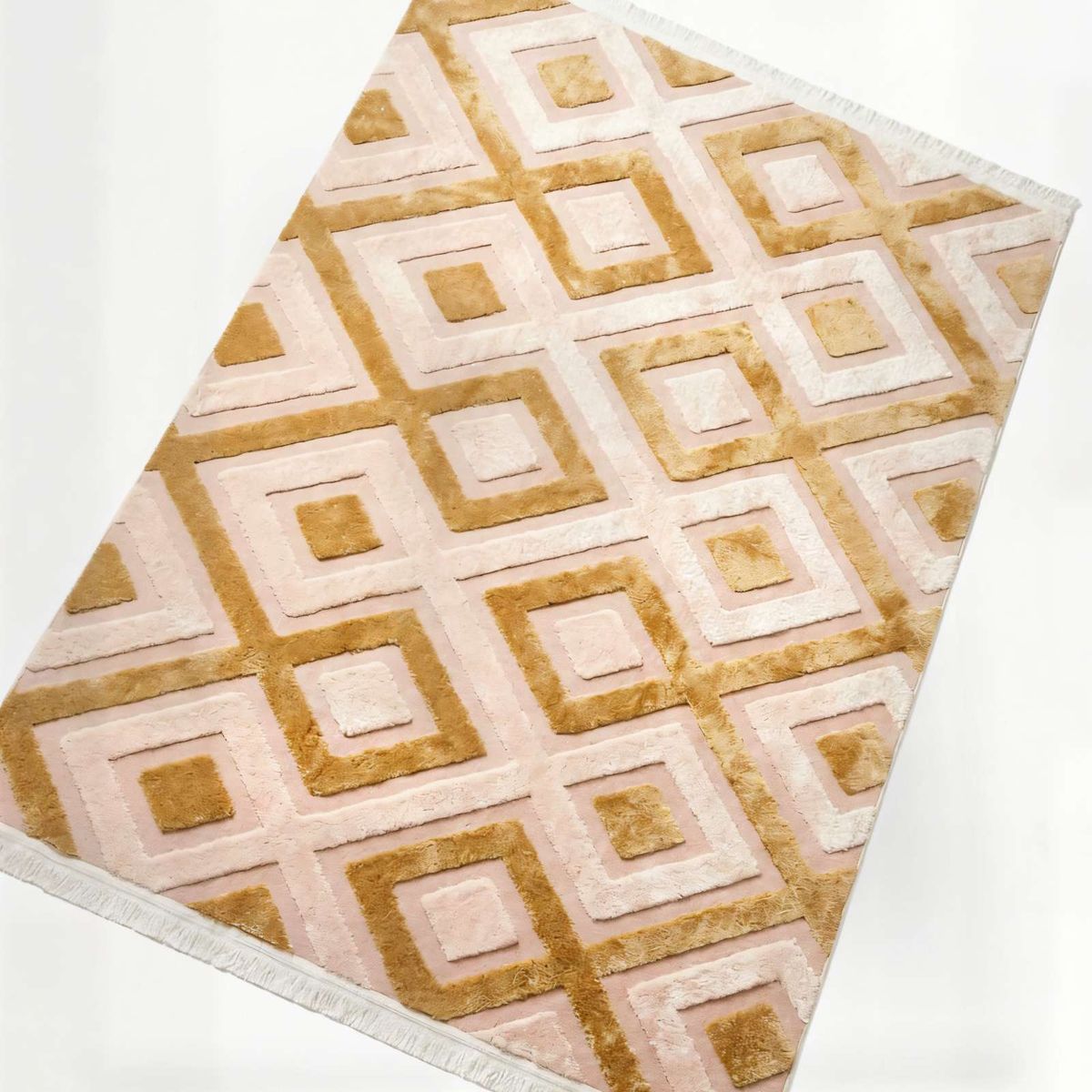 GENERICO - ALFOMBRA 150 X 200 JACQUARD DECORATIVA BICOLOR 4
