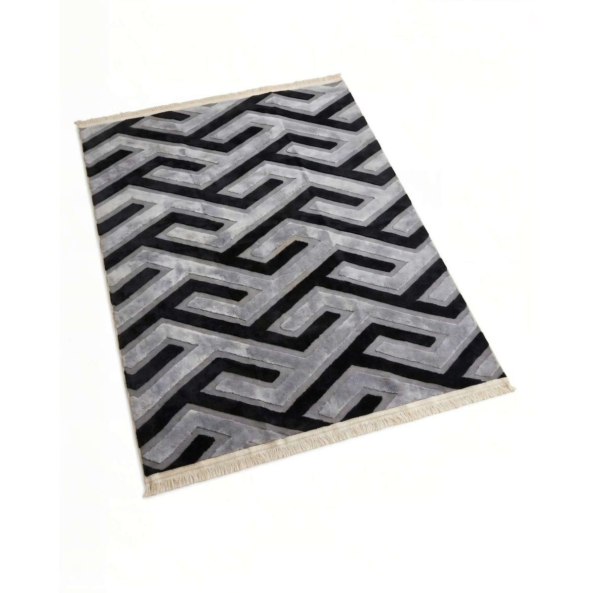 GENERICO - ALFOMBRA 150 X 200 JACQUARD DECORATIVA BICOLOR 5