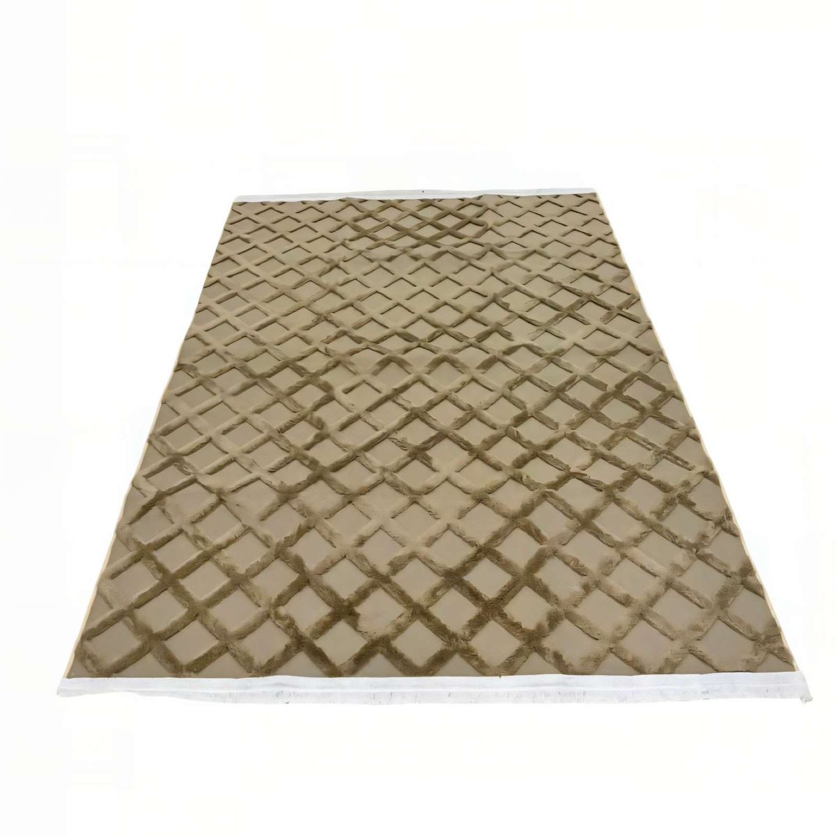 GENERICO - ALFOMBRA 150 X 200 DECORATIVA JACQUARDCOLOR BEIGE 2
