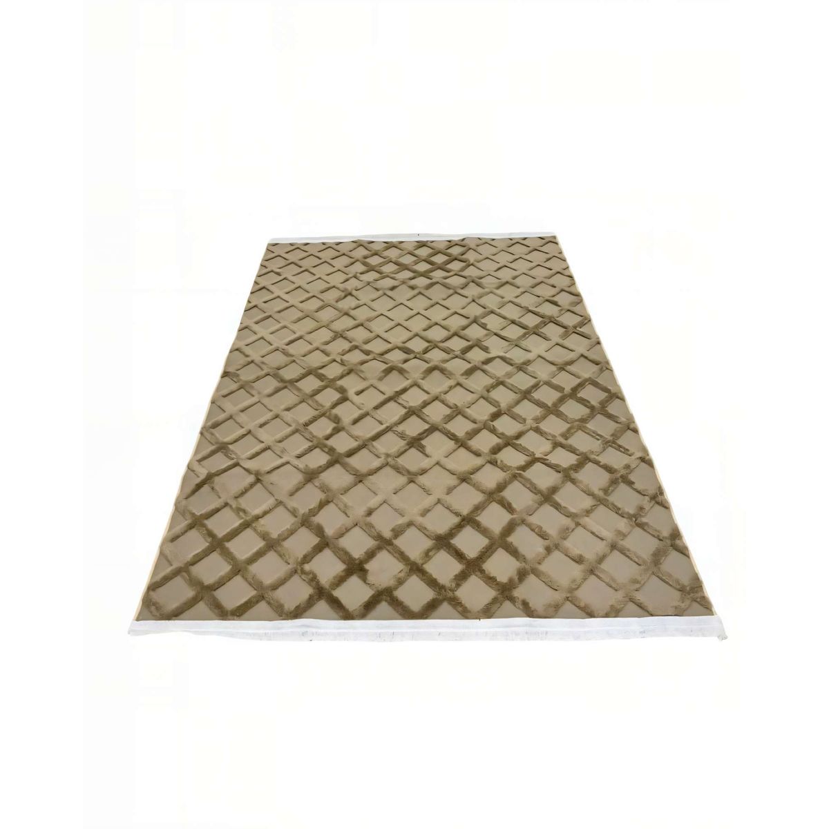 GENERICO - ALFOMBRA 150 X 200 DECORATIVA JACQUARDCOLOR BEIGE 2
