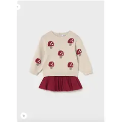 MAYORAL - Conjunto Falda y jersey de punto.