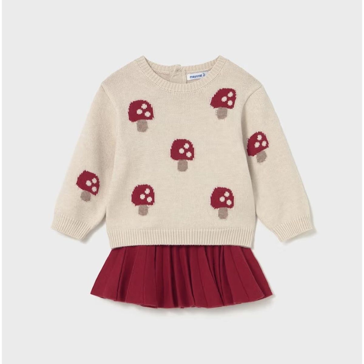 MAYORAL - Conjunto Falda y jersey de punto.
