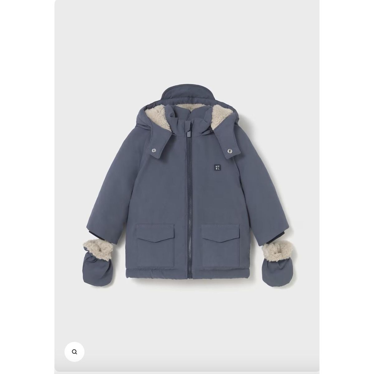 MAYORAL - Chaqueton con capucha y guantes
