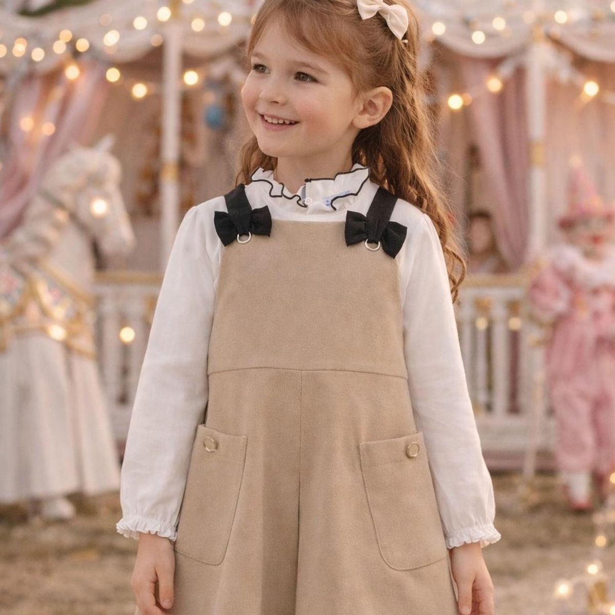 MAYORAL - Vestido pichi con polera cuello cisne.