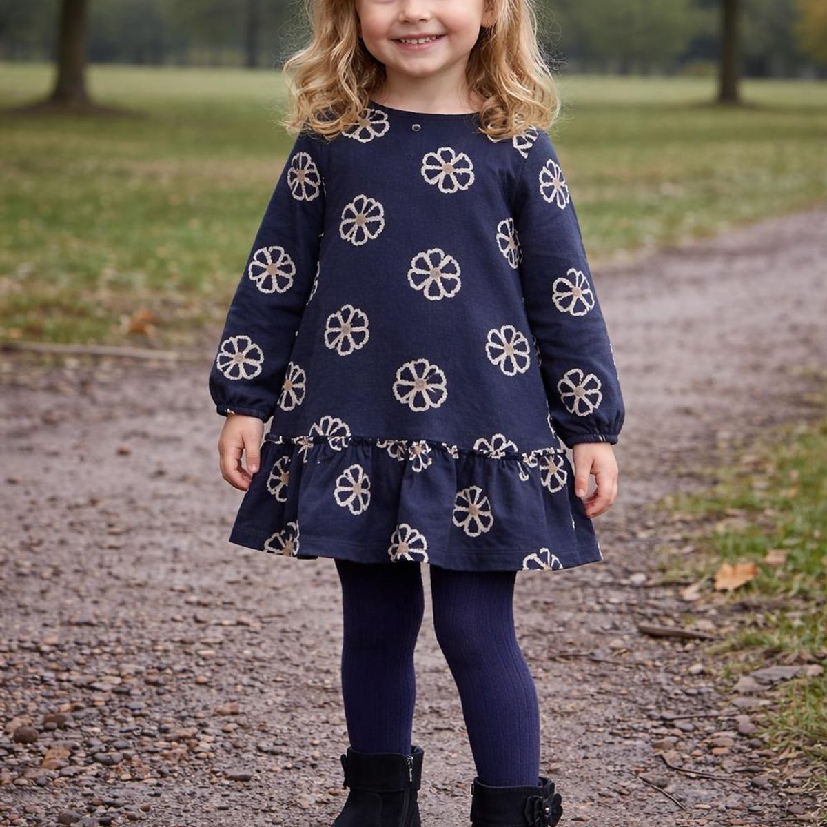 MAYORAL - Vestido punto jacquard