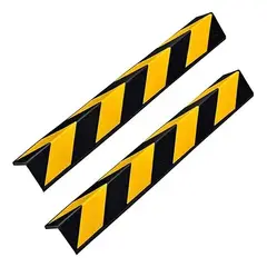 GENERICO - Pack 2 Protectores De Pilar Estacionamientos Alta Resistencia 80cm Color Negro