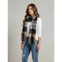 ANONIMASTORE - Bufanda Alpaca Escocesa