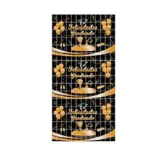 GENERICO - Cortina metálica de cuadros de graduación 100x200cm