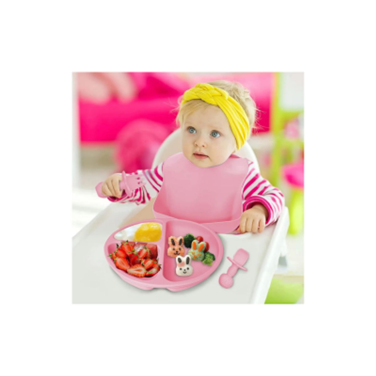GENERICO - Kit De Alimentación Para Bebés De Silicona