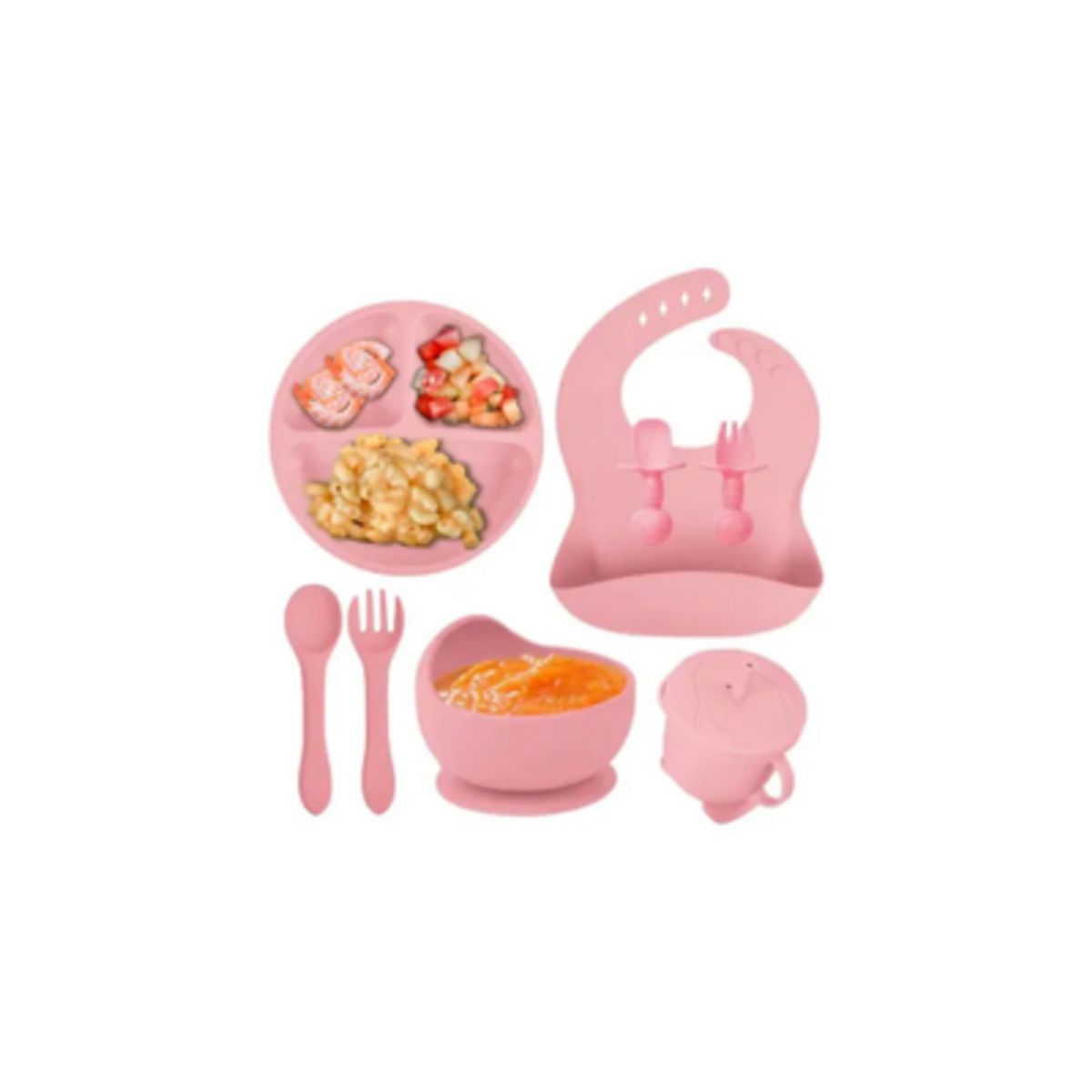 GENERICO - Kit De Alimentación Para Bebés De Silicona