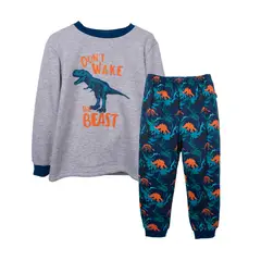 PILLIN - Pijama Gris Niño PVD404-26MLG