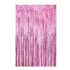 GENERICO - Cortina cotillon rosa 100x300cm